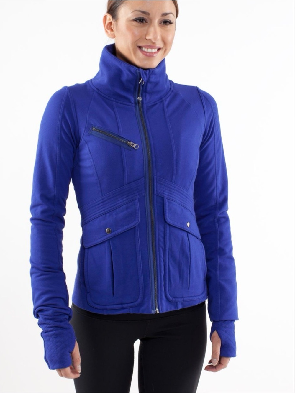 Lululemon It’s Happening Jacket - Blue - Size 4 - Like New
